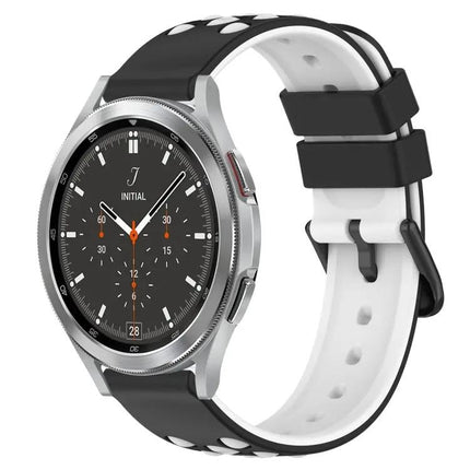 20mm Two Color Porous Silicone Watch Band For Samsung