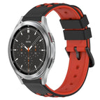For Samsung  Galaxy Watch4 Classic 46mm / Black+Red