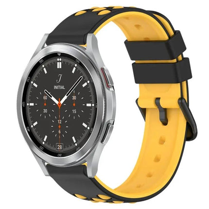 20mm Two Color Porous Silicone Watch Band For Samsung