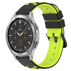 For Samsung  Galaxy Watch4 Classic 46mm / Black+Lime Green