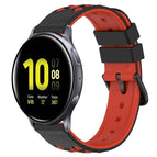 For Samsung Galaxy Watch Active2 40mm / Black+Red