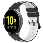 For Samsung Galaxy Watch Active2 44mm / Black+White