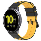 For Samsung Galaxy Watch Active2 44mm / Black+Yellow