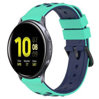 For Samsung Galaxy Watch Active2 44mm / Lime Green+Blue