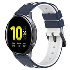 For Samsung Galaxy Watch Active2 44mm / Midnight Blue + White