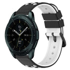For Samsung Galaxy Watch 42mm / Black+White