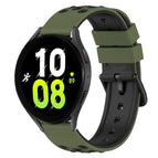 For Samsung Galaxy Watch5 44mm / Red+Black