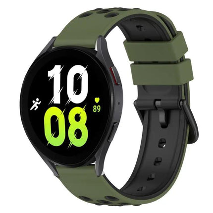 22mm Two-Tone Silicone Band for Galaxy Watch5 40/44mm