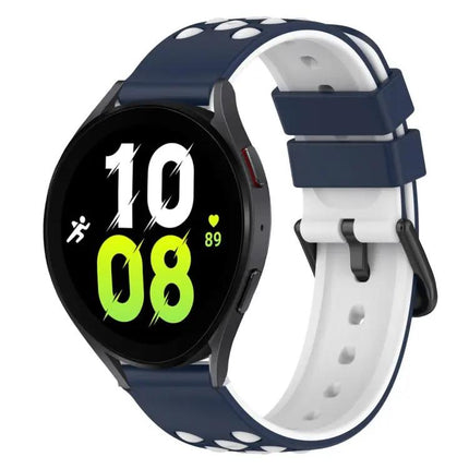 22mm Two-Tone Silicone Band for Galaxy Watch5 40/44mm