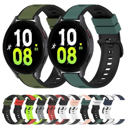 22mm Two-Tone Silicone Band for Galaxy Watch5 40/44mm