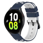 For Samsung Galaxy Watch5 40mm / Midnight Blue + White