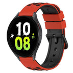 For Samsung Galaxy Watch5 Pro 45mm / Black+Lime Green