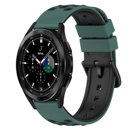 22mm Two-Tone Silicone Watch Band For Samsung Galaxy Watch4