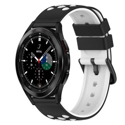 22mm Two-Tone Silicone Watch Band For Samsung Galaxy Watch4