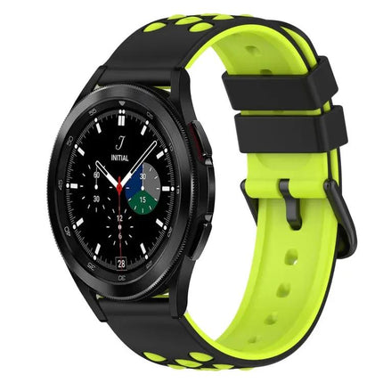 22mm Two-Tone Silicone Watch Band For Samsung Galaxy Watch4