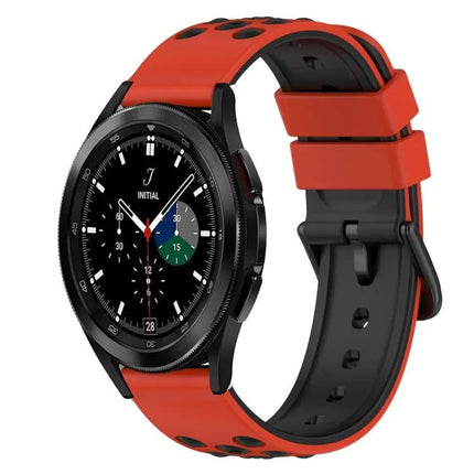 22mm Two-Tone Silicone Watch Band For Samsung Galaxy Watch4