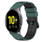 For Samsung Galaxy Watch Active2 40mm / Olive Green + Black