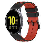 For Samsung Galaxy Watch Active2 40mm / Black+White