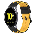 For Samsung Galaxy Watch Active2 44mm / Black+Red