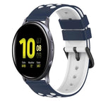 For Samsung Galaxy Watch Active2 44mm / Midnight Blue + White