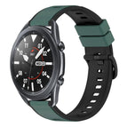For Samsung Galaxy Watch3 45mm / Olive Green + Black