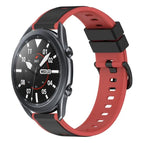 For Samsung Galaxy Watch3 45mm / Black+Red