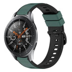 For Samsung Galaxy Watch 46mm / Olive Green + Black