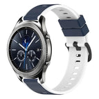 For Samsung Gear S3 Classic / Midnight Blue + White