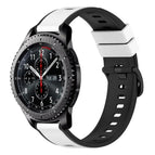For Samsung Gear S3 Frontier / White+Black