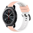 For Samsung Gear S3 Frontier / Pink+White
