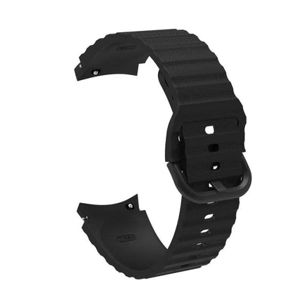 Silicone Dotted Wave Watch Band For Galaxy Watch 4/5Pro