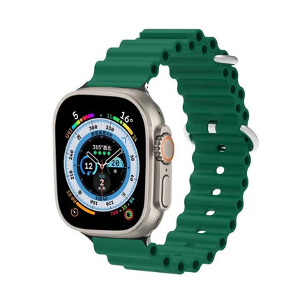 Silicone Watch Band For Apple Watch Ultra 49mm 45mm