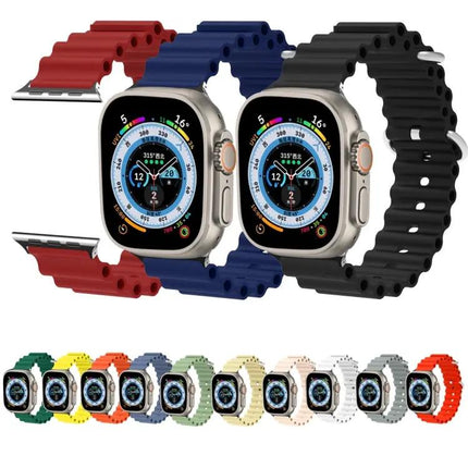 Silicone Watch Band For Apple Watch Ultra 49mm 45mm