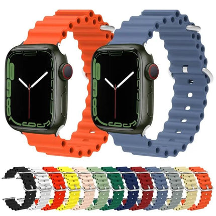 Apple Watch Silicone Band With Metal Connector 41/40/38mm