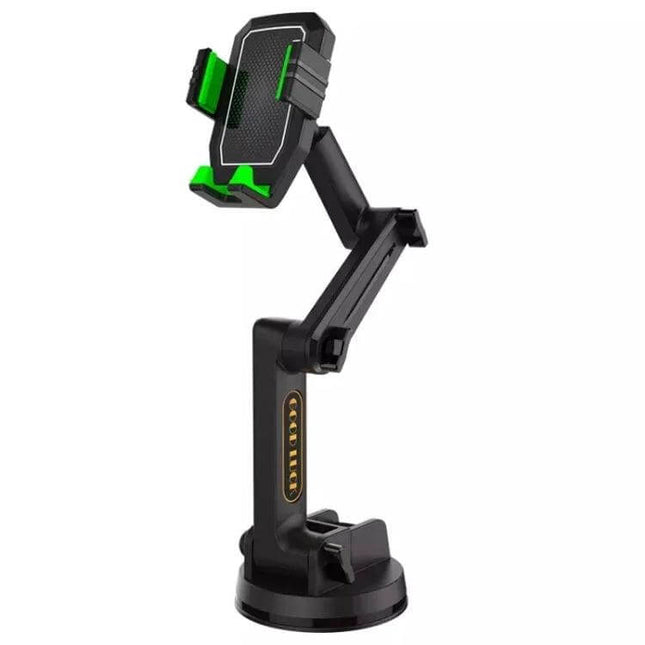Truck Phone Mount With Long Arm For Dash And Windshield Use - adjustable suction cup phone holder for trucks, buses, excavators and cranes