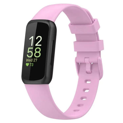 Fitbit Inspire 3 Silicone Watch Band Solid Color Sizes L S