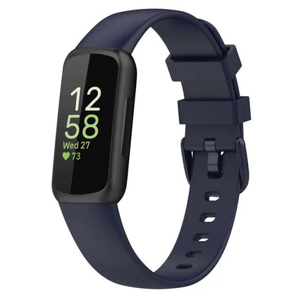 Fitbit Inspire 3 Silicone Watch Band Solid Color Sizes L S