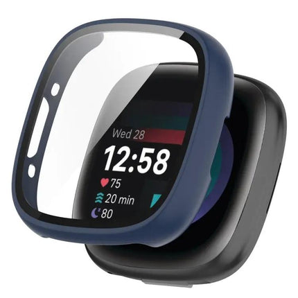 PC Toughened Film Integrated Case For Fitbit Versa 4 Sense 2