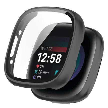 PC Toughened Film Integrated Case For Fitbit Versa 4 Sense 2