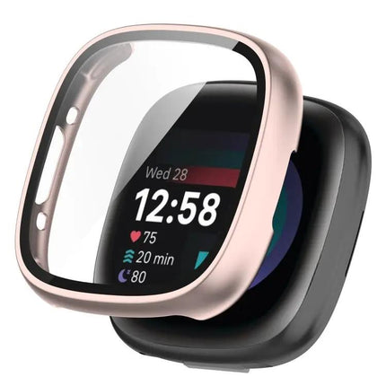 PC Toughened Film Integrated Case For Fitbit Versa 4 Sense 2
