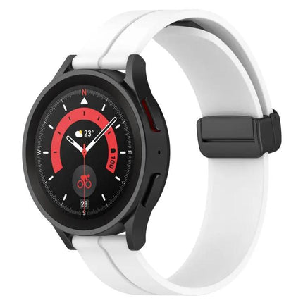 20mm Silicone Magnetic Clasp Watch Band For Galaxy Watch