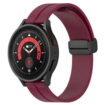 20mm Silicone Magnetic Clasp Watch Band For Galaxy Watch