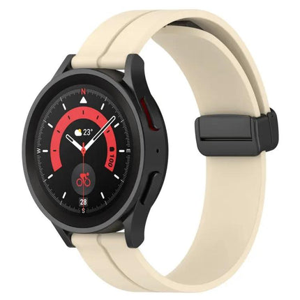 20mm Silicone Magnetic Clasp Watch Band For Galaxy Watch