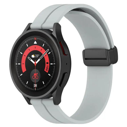 20mm Silicone Magnetic Clasp Watch Band For Galaxy Watch