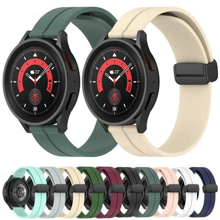 20mm Silicone Magnetic Clasp Watch Band For Galaxy Watch
