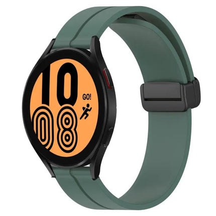 20mm Silicone Magnetic Clasp Watch Band For Galaxy Watch