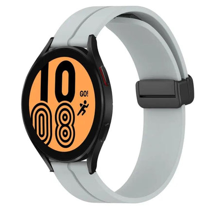 20mm Silicone Magnetic Clasp Watch Band For Galaxy Watch
