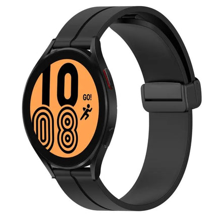 20mm Silicone Magnetic Clasp Watch Band For Galaxy Watch4