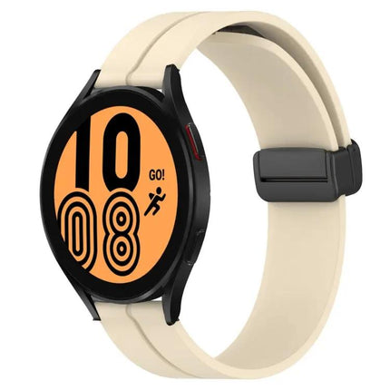 20mm Silicone Magnetic Clasp Watch Band For Galaxy Watch4