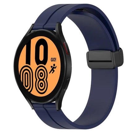 20mm Silicone Magnetic Clasp Watch Band For Galaxy Watch4